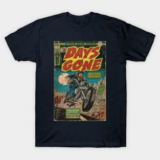 Mayhem at 180mph - Days Gone fan art comic cover T-Shirt